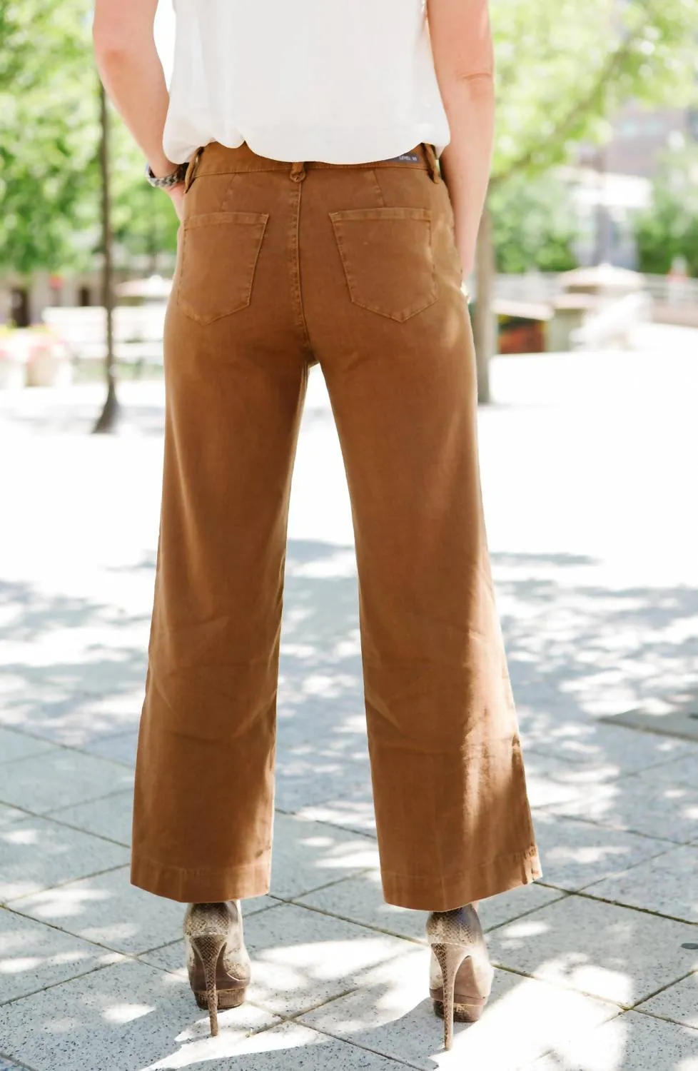 Anabelle Wide Leg Crop Pant