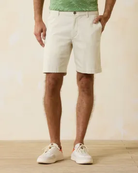 Boracay Flat Front 10" Short in Bleached Sand