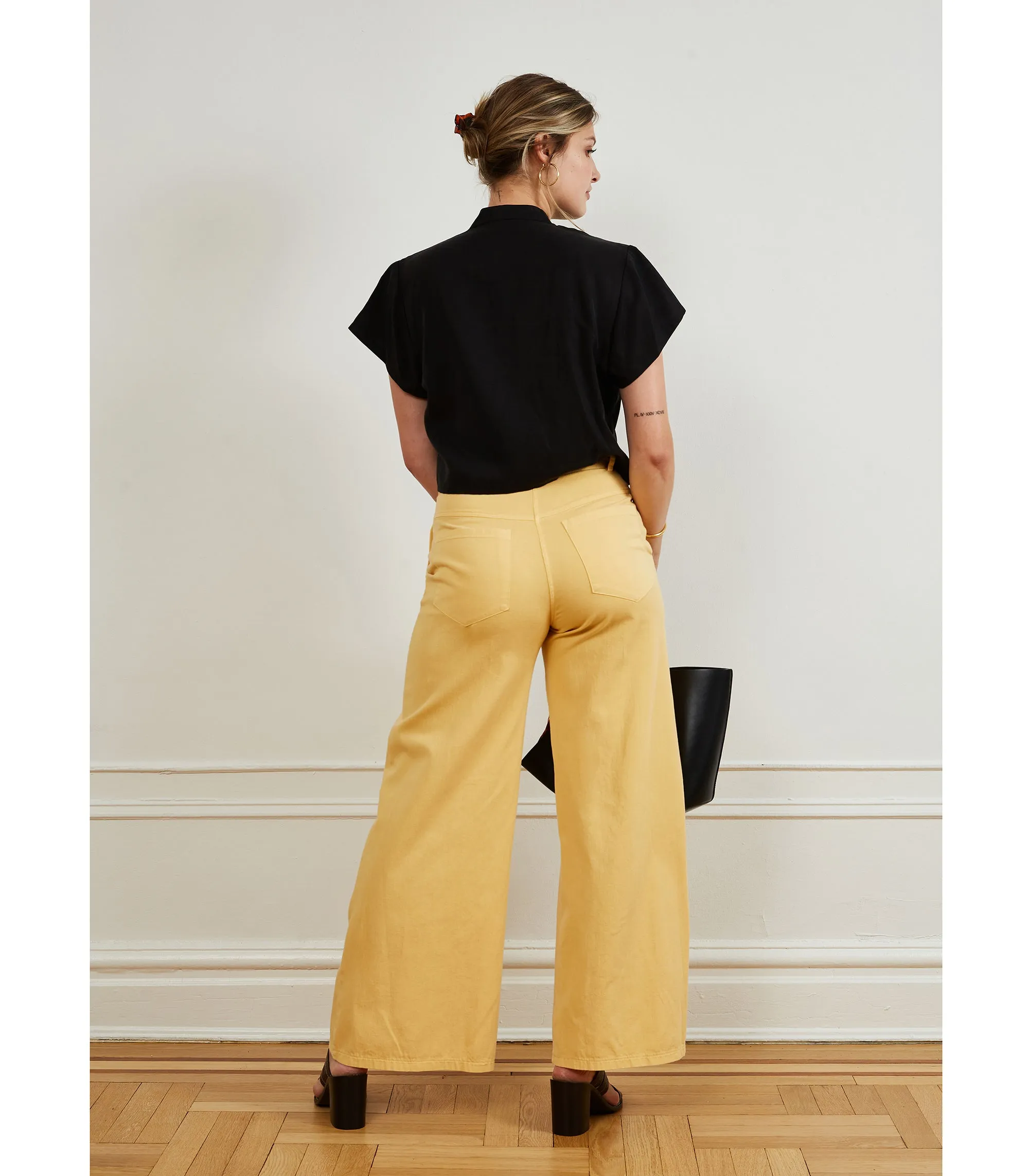 Brigitte Wide-Leg Trouser - Butter