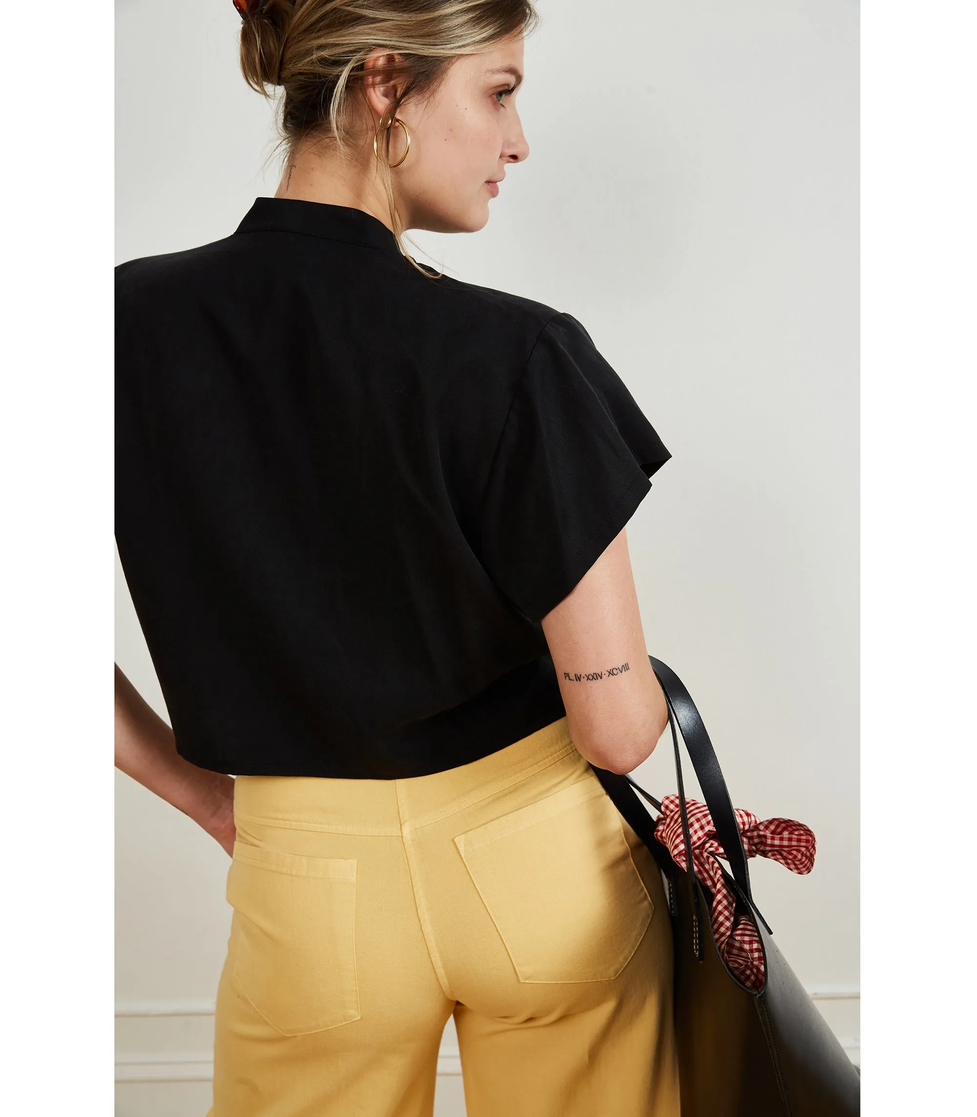 Brigitte Wide-Leg Trouser - Butter