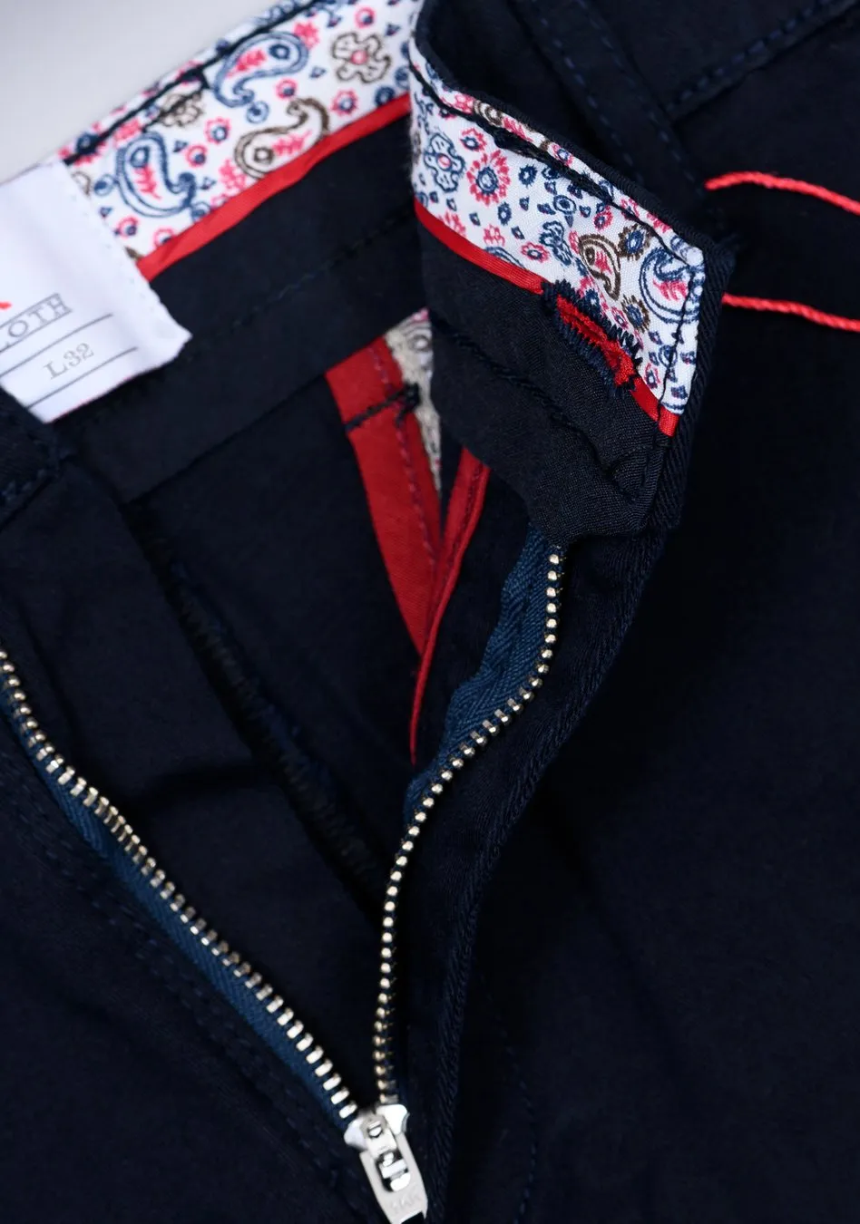 Kingfisher Navy Stretch Chinos