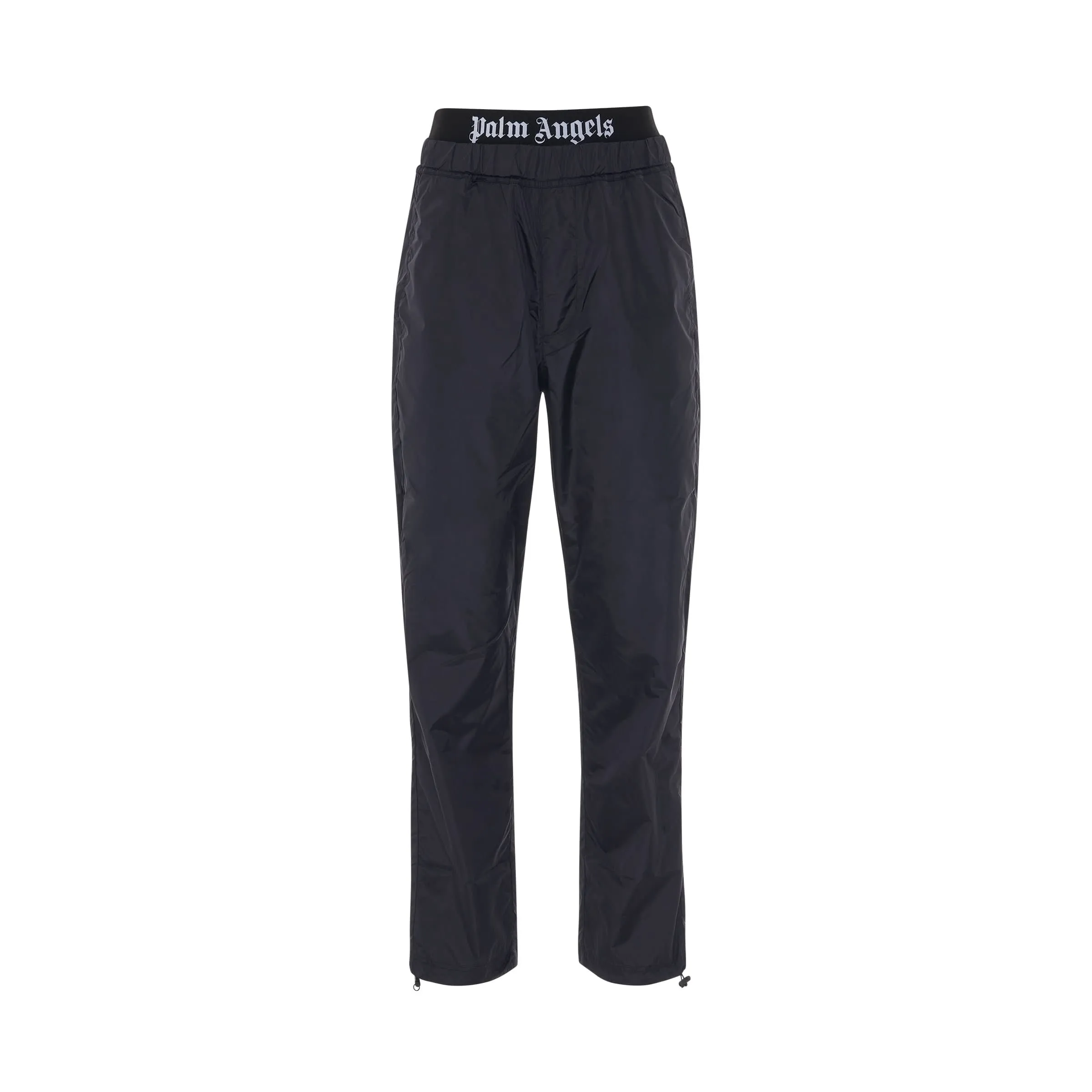 Logo Afterlogo Pants in Black/White