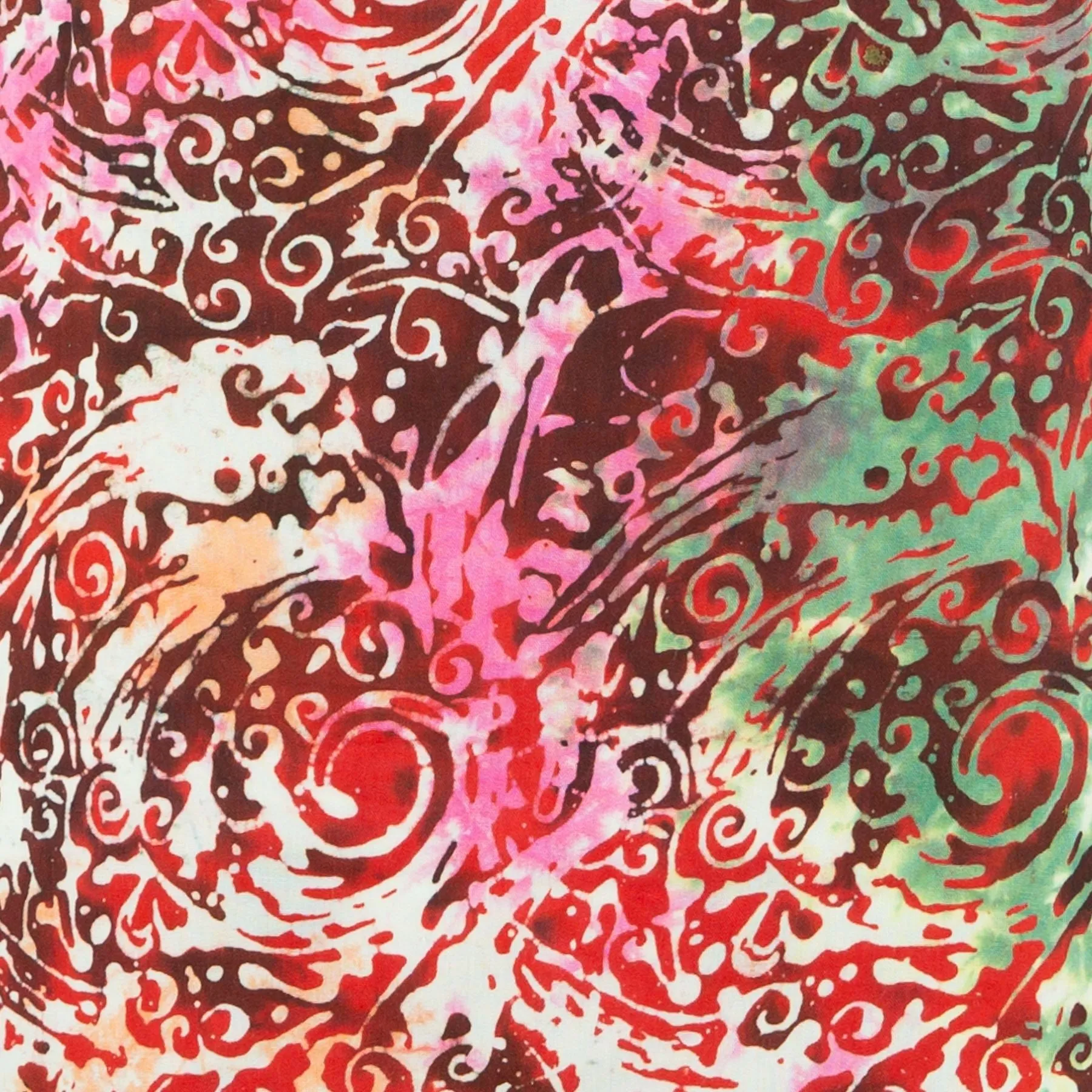 Lolo Short Shift Dress - Swirling Crimson