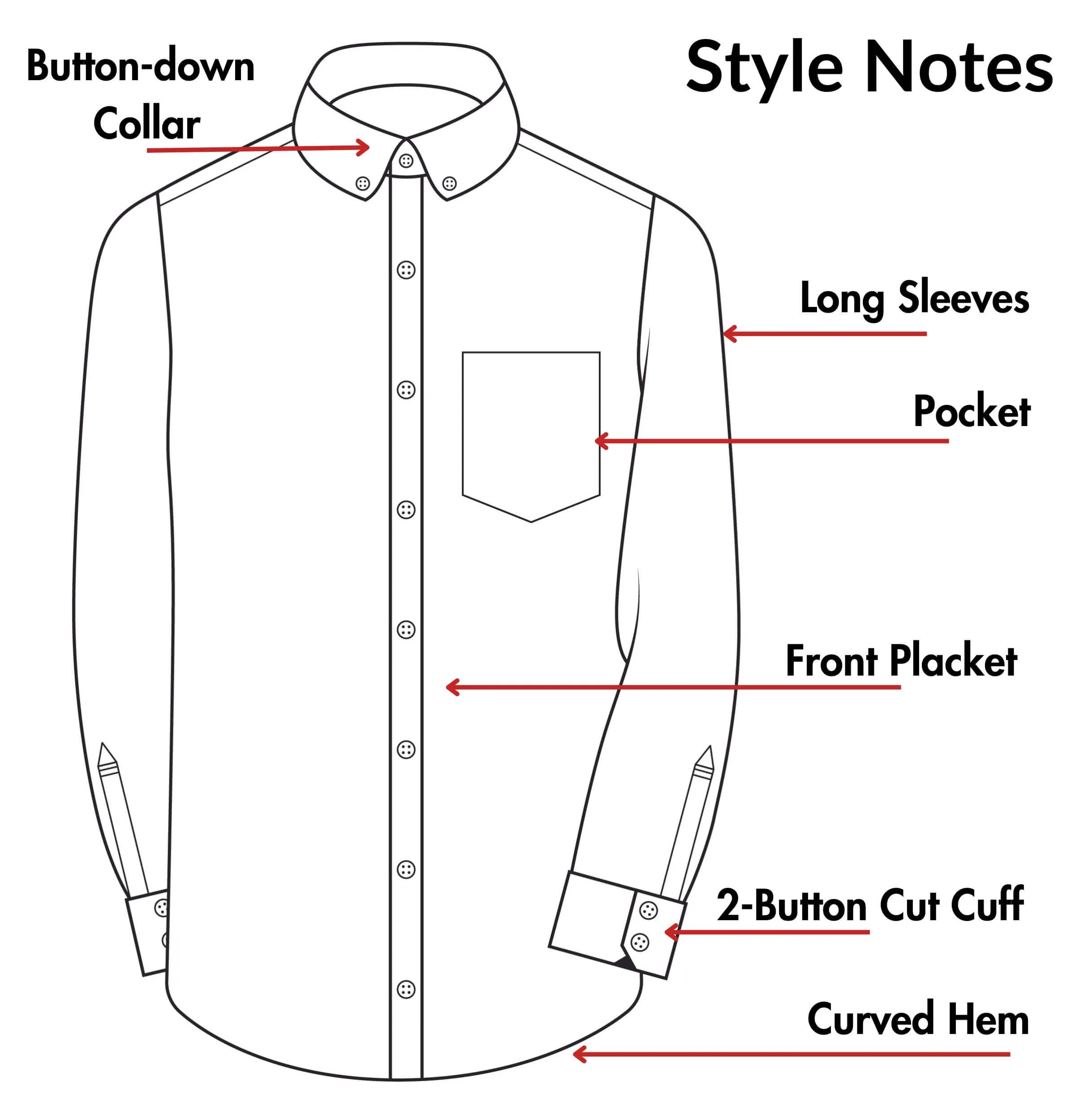 Oxford Button-Down - Long Sleeve - Yellow