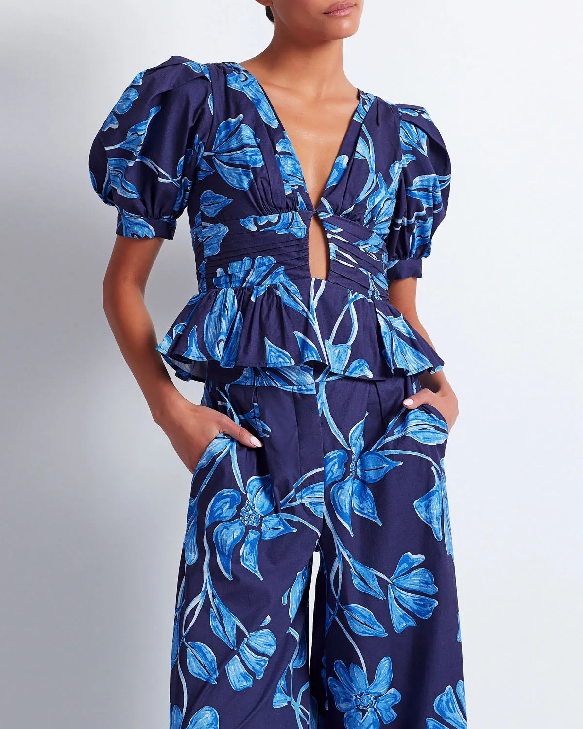 PatBo Nightflower Wide Leg Pant