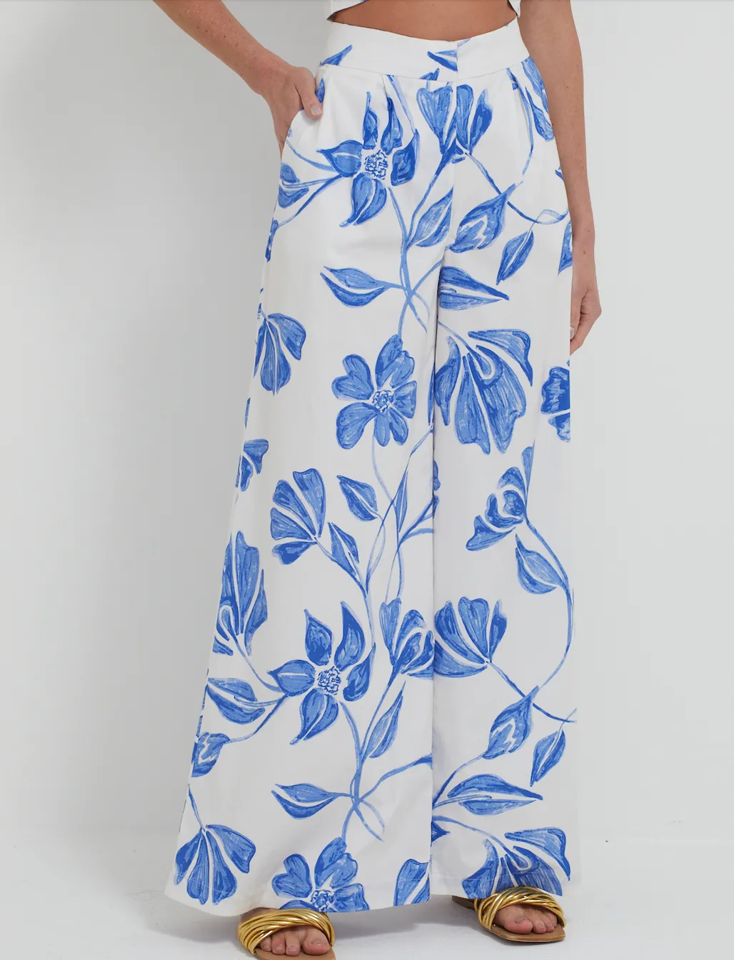PatBo Nightflower Wide Leg Pant