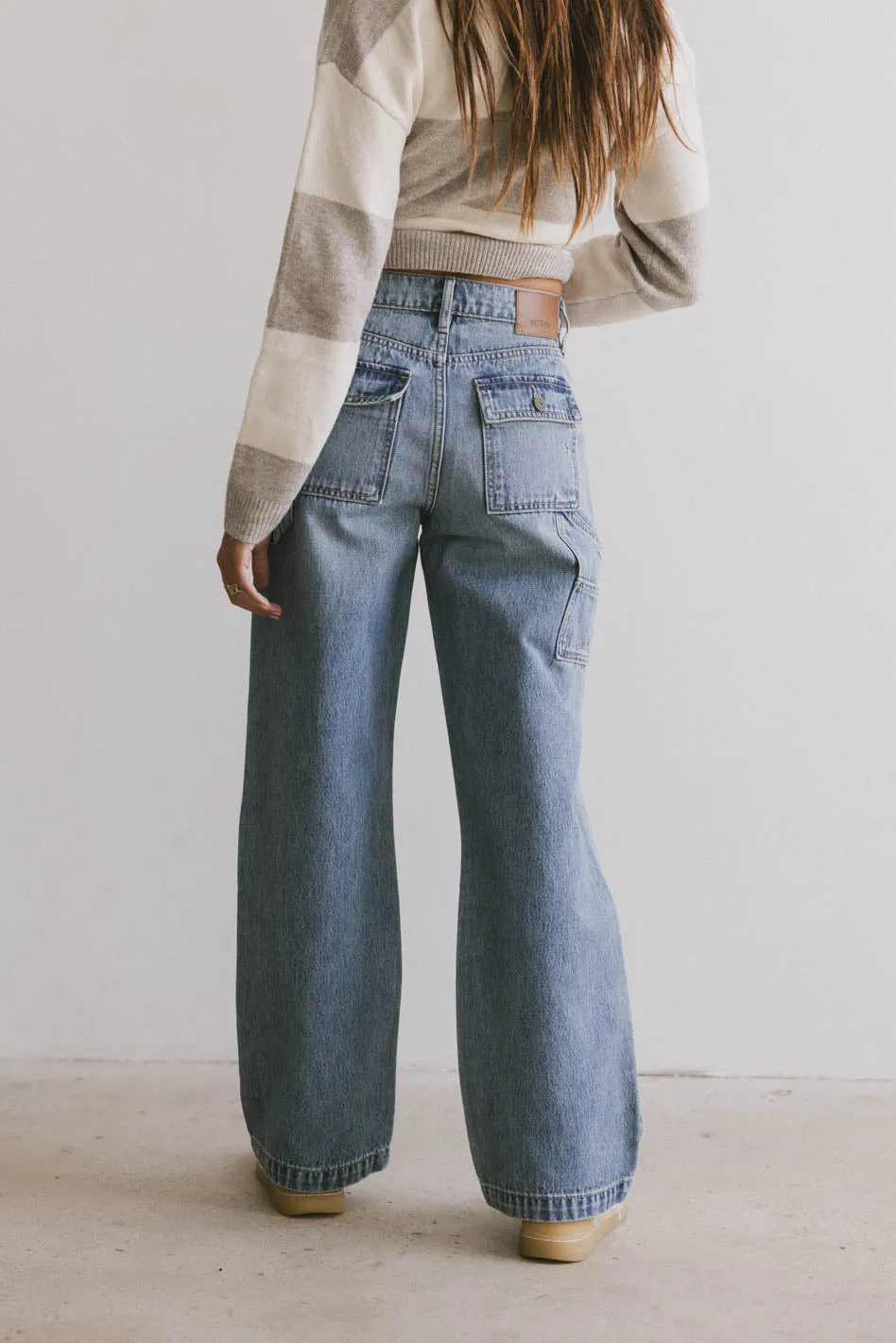 Remi Wide Leg Denim in Light Wash