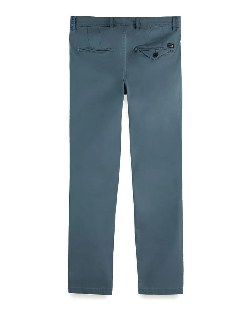 Stuart Stretch Chinos Regular Slim Fit Steel