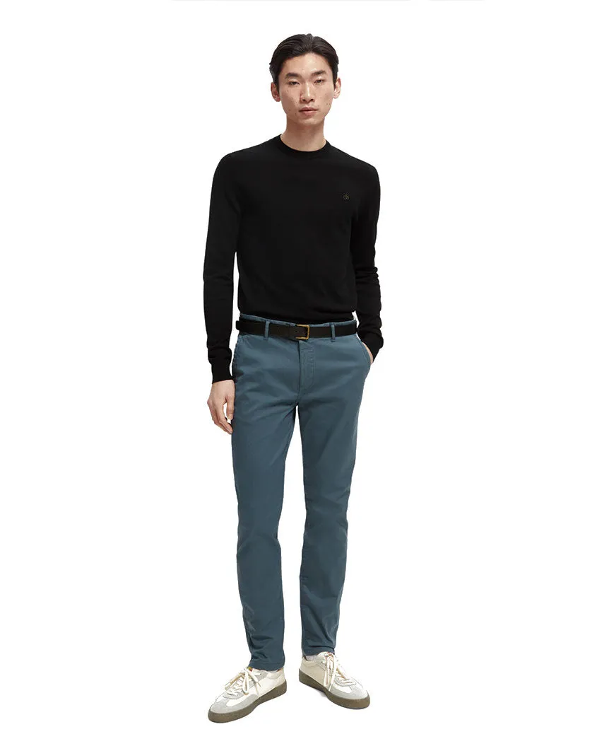 Stuart Stretch Chinos Regular Slim Fit Steel