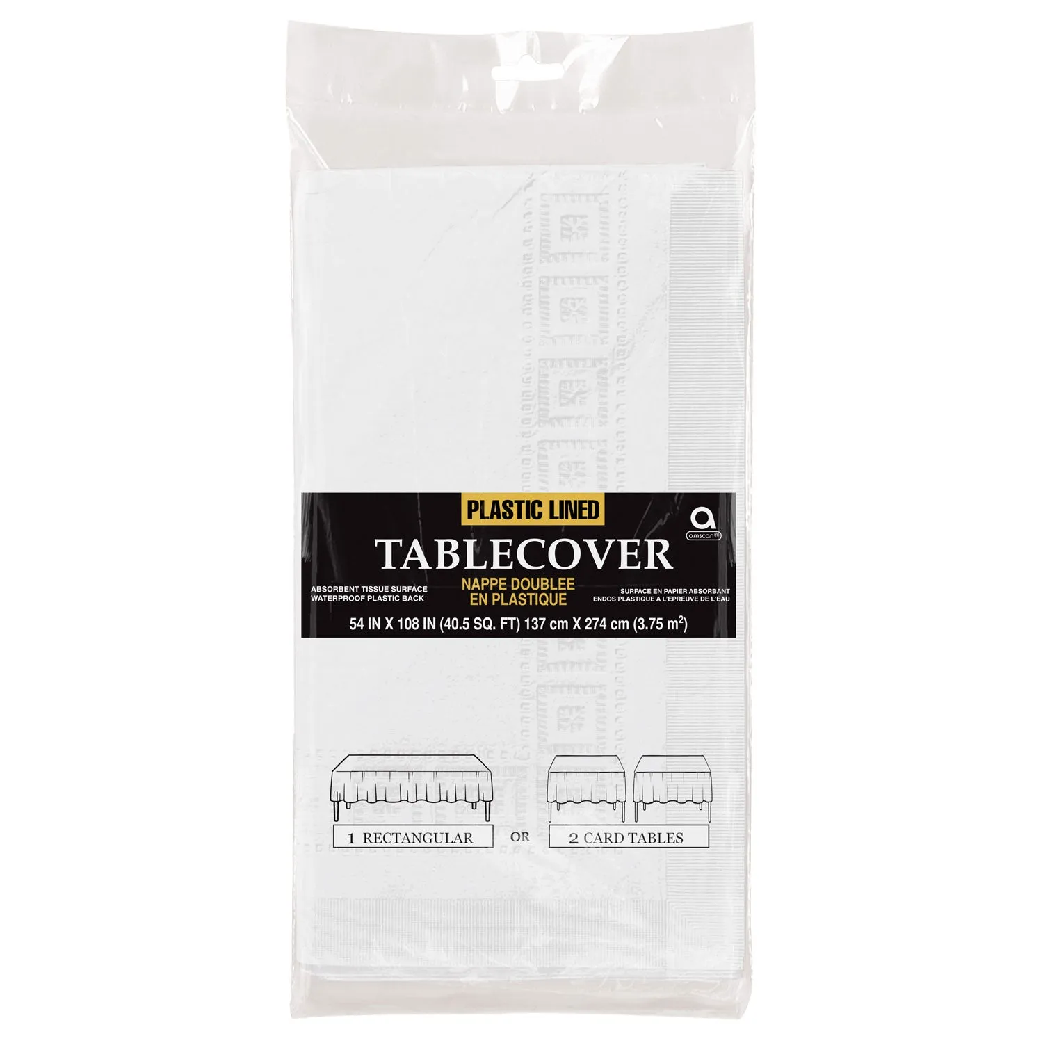 Tablecover Rectangular - Bright White