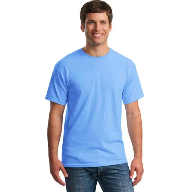 Wiaofellas Men's Cotton White Plain Basic T Shirt Man Black Summer Short Sleeve Casual Fashion Spring Brand loose Classic Solid XXL